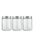 Kit com 3 Potes Redondos Collection
